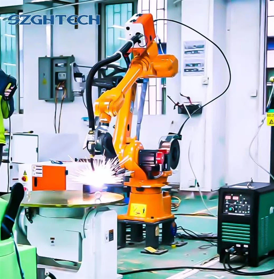 Welding Process With Industrial Robot Precision And Efficiency Redefined